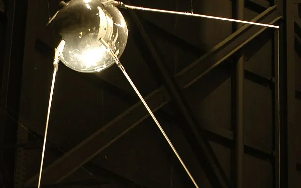 The first artificial satellite was a metal sphere with antennas