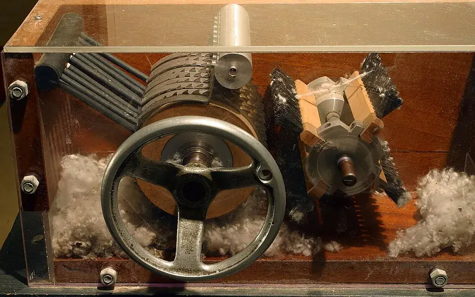 Illustration: Cotton gin