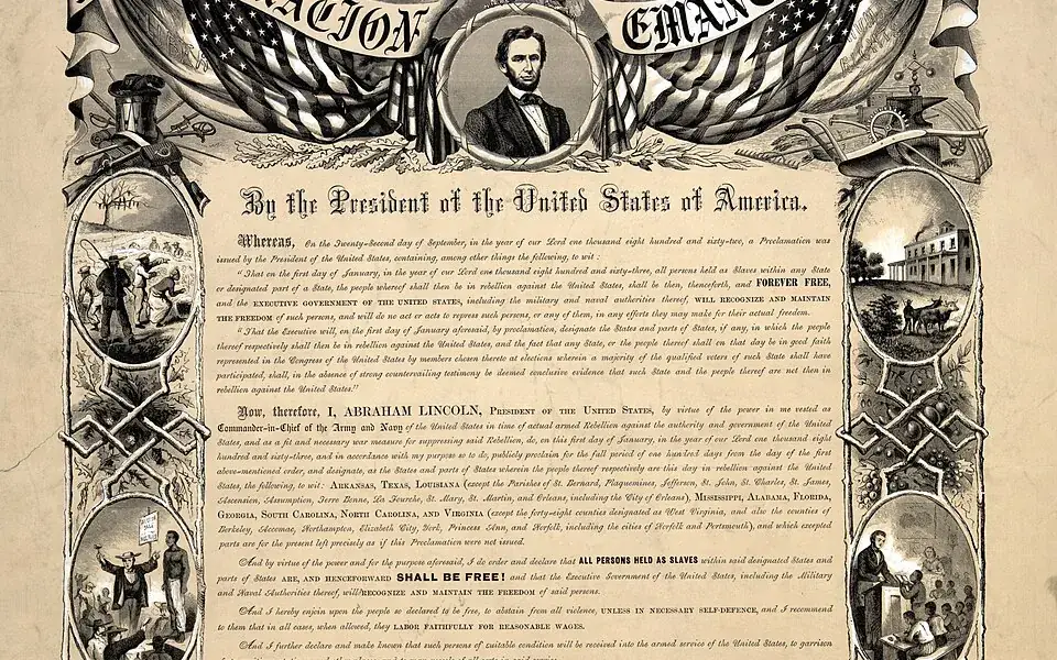 Illustration: Emancipation Proclamation