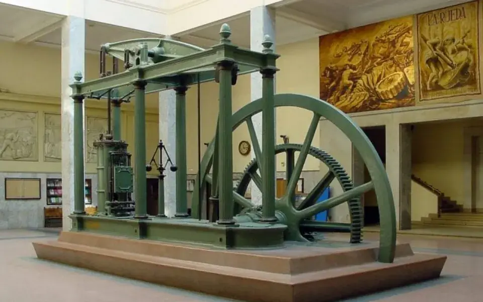 Illustration: James Watt and the separate condenser