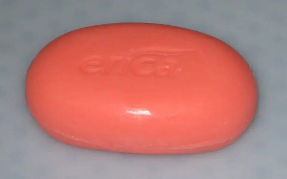 Soap cleans through the reaction of fats and alkali