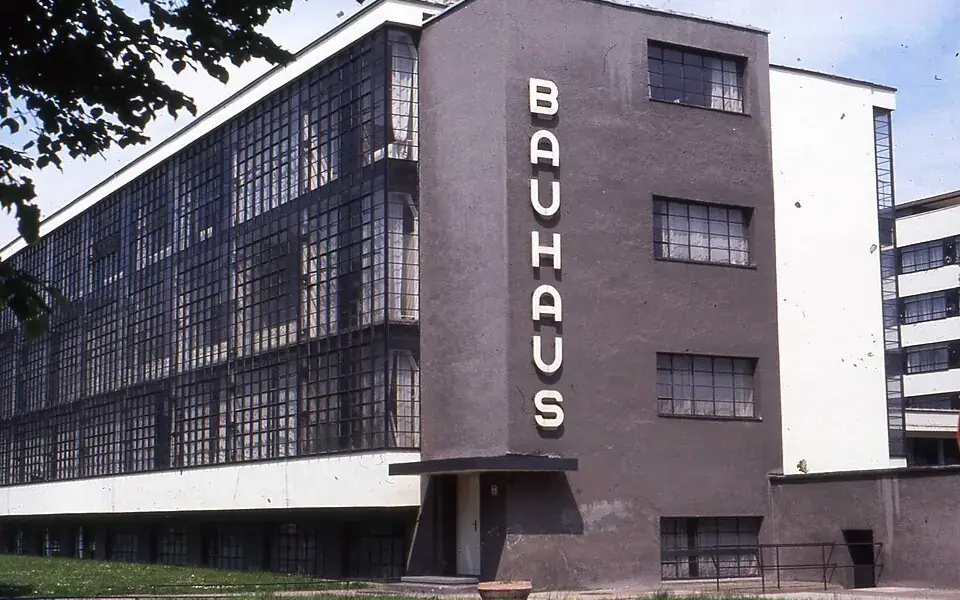 The Bauhaus combined art training with workshop practice
