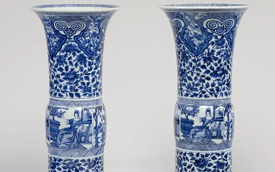 Illustration: Blue-and-white porcelain