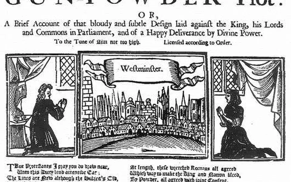 A cellar beneath Parliament became the center of a failed conspiracy