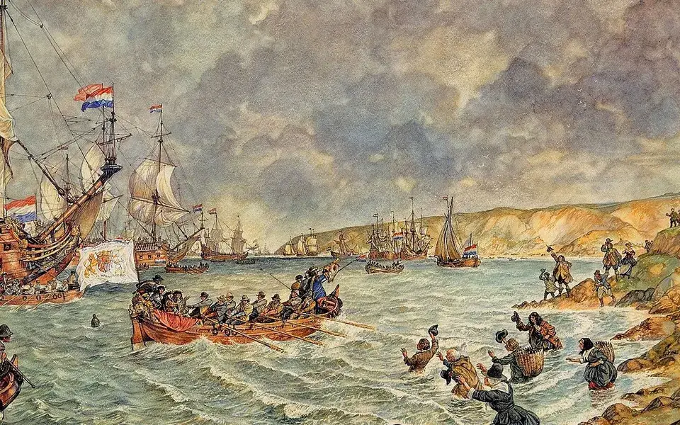 A foreign invasion helped replace England's monarch