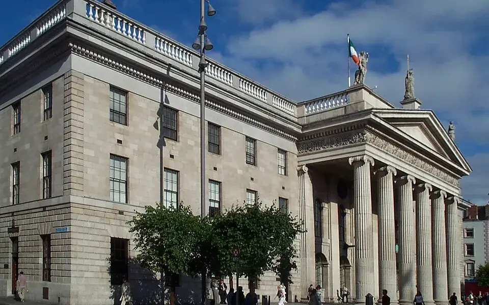 Dublin’s General Post Office, a central site of the Easter Rising, photographed in 2006.