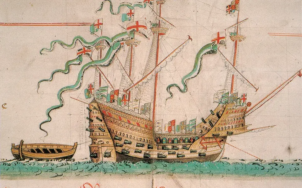 A Tudor warship rose from the seabed after centuries underwater