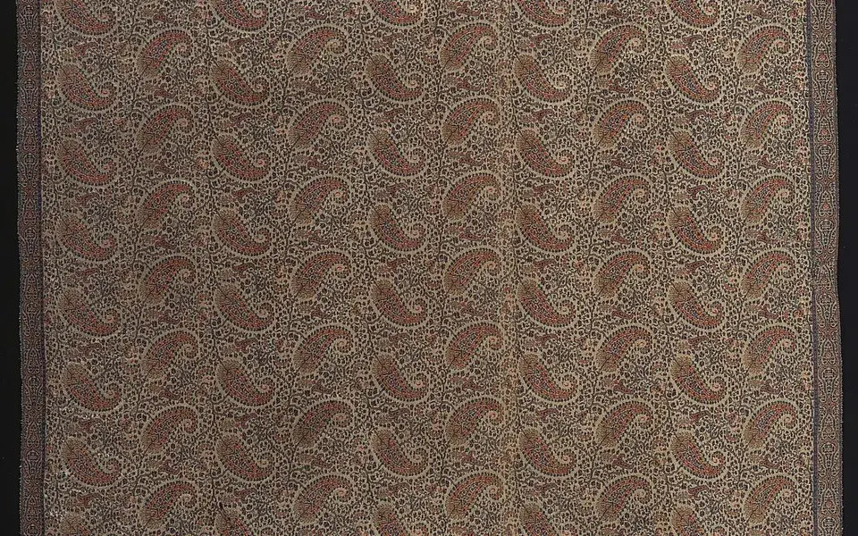 An imported textile pattern became associated with a Scottish town