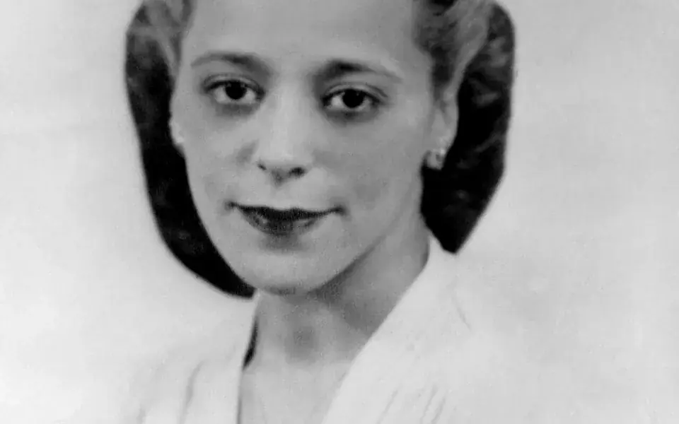Viola Desmond in a historical portrait photograph