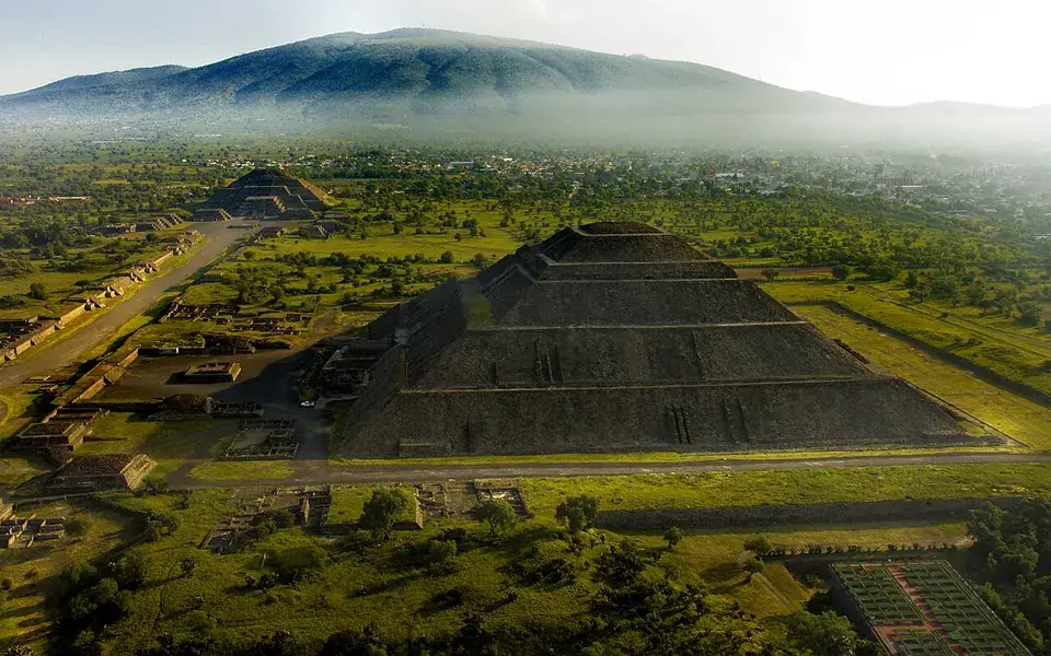The monumental landscape of Teotihuacan, Mexico