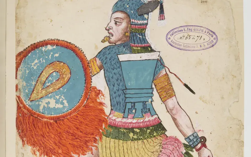 Nezahualcoyotl depicted in the Codex Ixtlilxochitl