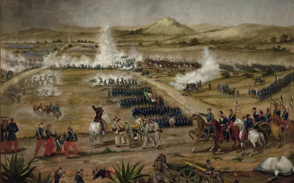 A Mexican army defeated a larger French invasion force
