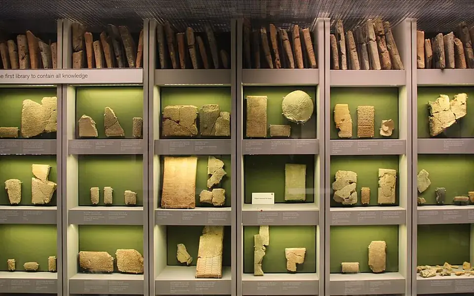 A royal library survived because its books were clay