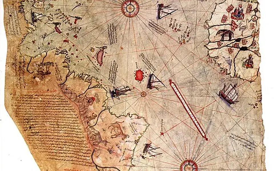 A fragment of a map preserves an Ottoman view of the world
