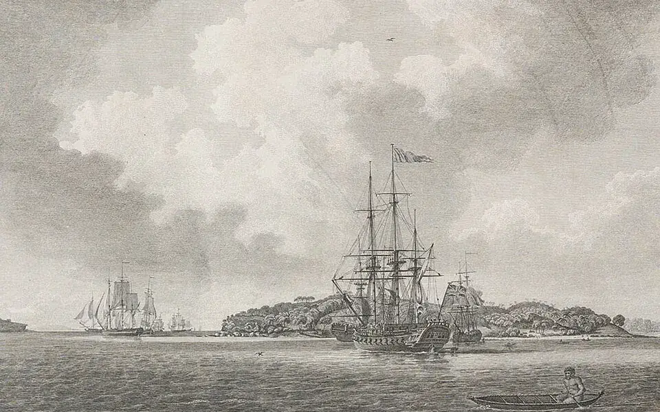 Eleven ships carried a new colony across the oceans