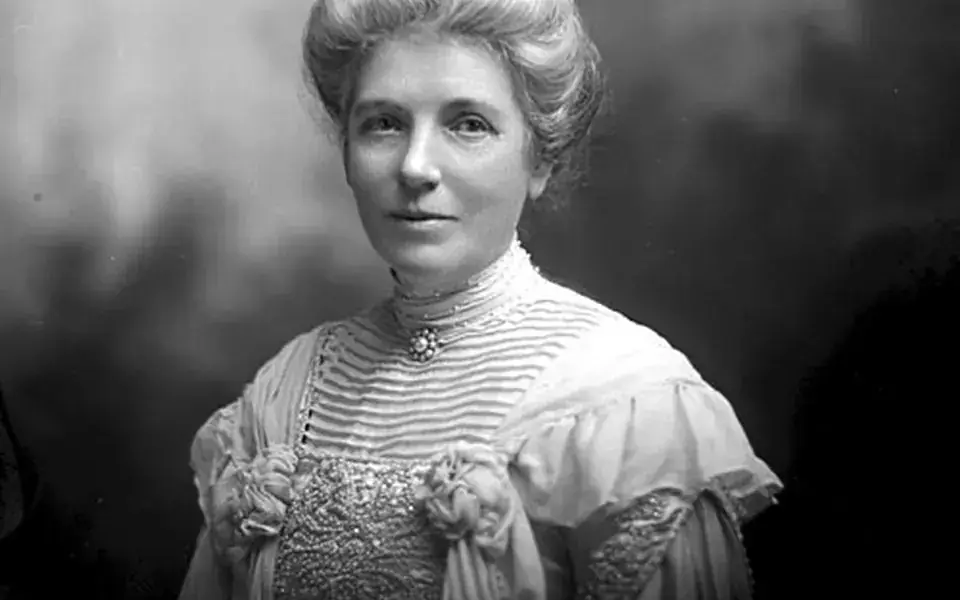 A historical portrait of Kate Sheppard